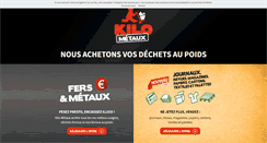 Desktop Screenshot of kilo-metaux.fr